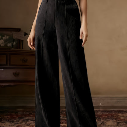 Pantalón de tiro alto y pierna ancha · imagen 1