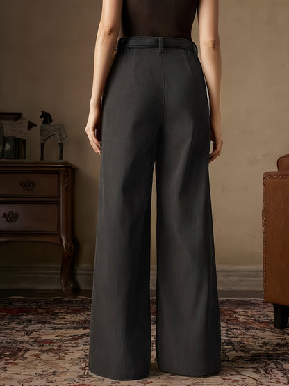 Pantalón de tiro alto y pierna ancha · imagen 4